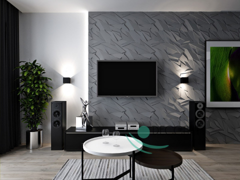 SZAFIR - BIAŁE Panele Ścienne 3D kasetony sufitowe styropianowe 60x60 beton architektoniczny SZAFIR - BIAŁE Panele Ścienne 3D kasetony sufitowe styropianowe 60x60 beton architektoniczny