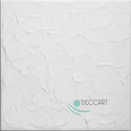 Kasetony sufitowe białe panele ścienne jak beton piankowe 0811 50cm x 50cm - 0,25 m2