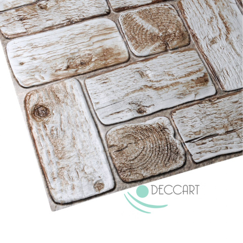 Panele Ścienne 3D PCV Light Wood - imitacja drewna