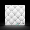 CUSHION - 3D Paneele Wandplatte Panel EPS Styropor Weiß 60x60 cm