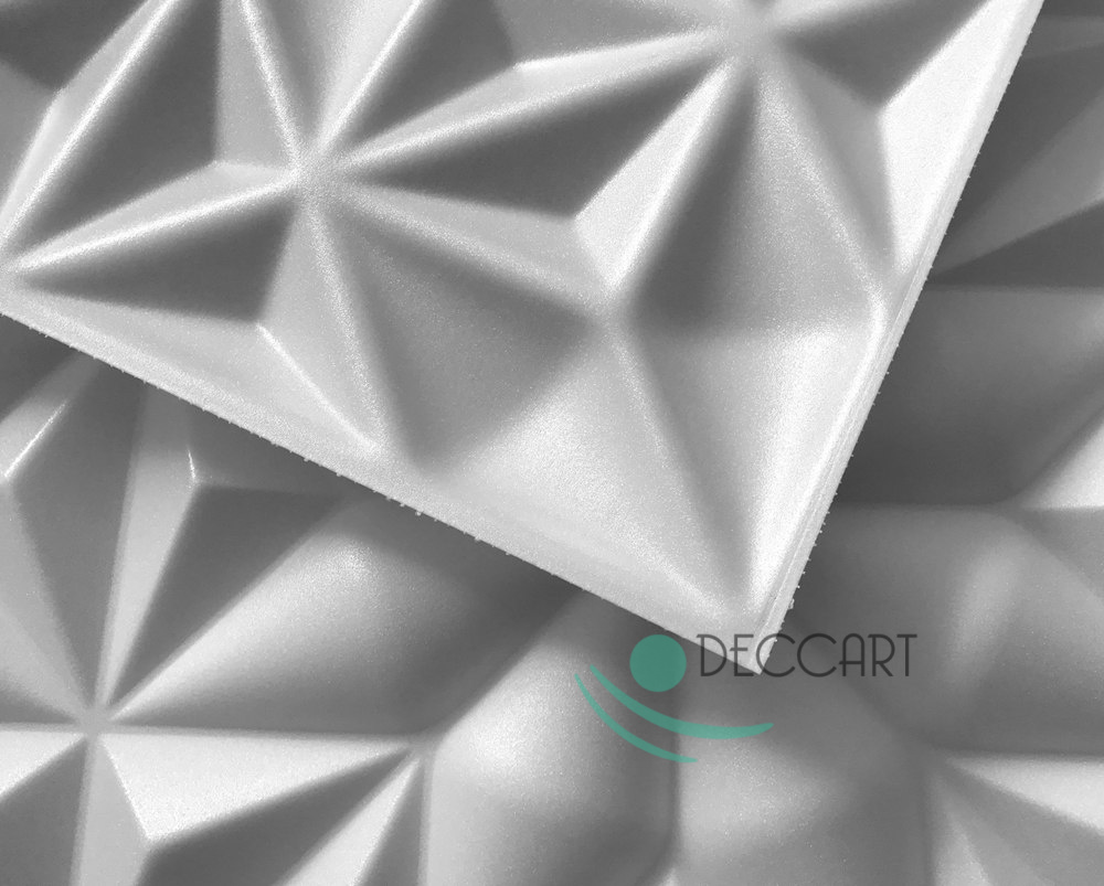FLOW GREY - Styrofoam Ceiling Tiles 3D FLOW GREY - Styrofoam Ceiling Tiles 3D