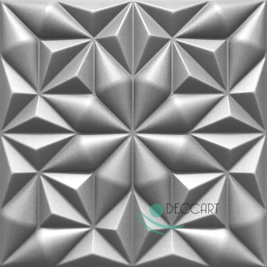 FLOW GREY - Styrofoam Ceiling Tiles 3D FLOW GREY - Styrofoam Ceiling Tiles 3D