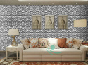 ONYX SZARY - Kasetony sufitowe panele ścienne piankowe 3D - 50cm x 50cm - 0,25 m2