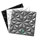 ONYX SCHWARZ - Deckenplatten Styroporplatten Deckenfliese 50x50cm schwarz