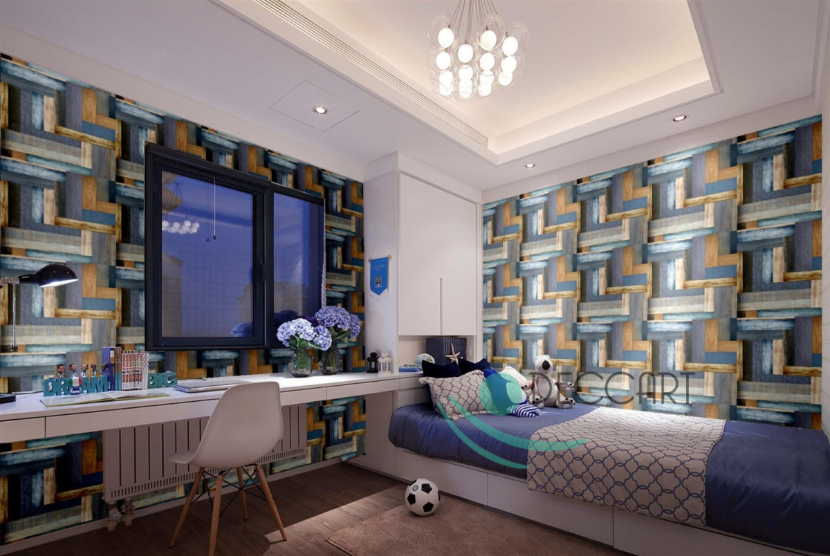3D Wall Stickers Colorful Board Wallpaper D05 70x70 3D Wall Stickers Colorful Board Wallpaper D05 70x70