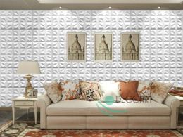 TEARS - Białe Kasetony sufitowe, panele ścienne piankowe 3D