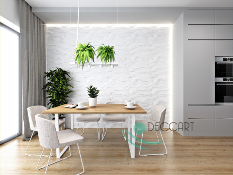ZEFIR - BIAŁE Panele Ścienne 3D kasetony styropianowe 60cm x 60cm - 0,36 m2 ZEFIR - BIAŁE Panele Ścienne 3D kasetony styropianowe 60cm x 60cm - 0,36 m2
