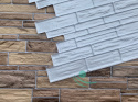 Kamień imitacja Panele Ścienne dekoracyjne jak piaskowiec 3D z PCV 26088