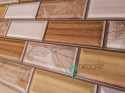 Panele Ścienne dekoracyjne 3D PCV 22462 jasna drewno deska