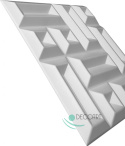 SQUARE - Białe kasetony sufitowe, piankowe panele dekoracyjne ścienne 3D