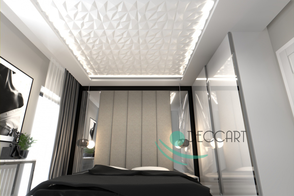 FLOW GREY - Styrofoam Ceiling Tiles 3D FLOW GREY - Styrofoam Ceiling Tiles 3D