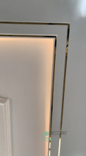 Pasek , listwa dekoracyjna złota samoprzylepna 1,5 cm - 5m