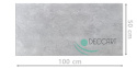 6914XL- Deckenplatten Wandpaneele 3D 100x50 Beton grau