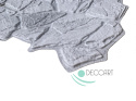 Panele Ścienne 3D PCV White Scale szary biały kamień dekroacyjny