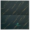 Panele ścienne marmur CARRARA butelkowa zieleń - złoty imitacja panele dekoracyjne piankowe 100x50cm - 0,5m2 - 7814XL