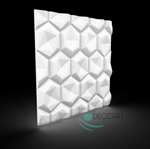 HEXAGON - BIAŁE Panele Ścienne 3D kasetony styropianowe 60x60 HEXAGON - BIAŁE Panele Ścienne 3D kasetony styropianowe 60x60