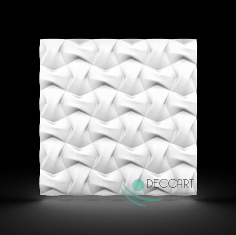 KOKARDKA - BIAŁE Panele Ścienne 3D kasetony styropianowe 60x60 KOKARDKA - BIAŁE Panele Ścienne 3D kasetony styropianowe 60x60