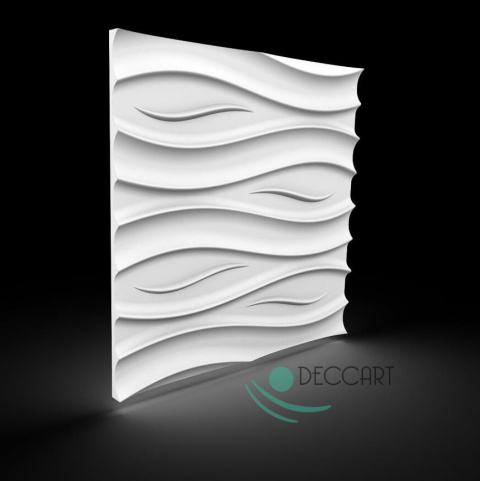 OCEAN - BIAŁE Panele Ścienne 3D kasetony styropianowe 60x60 OCEAN - BIAŁE Panele Ścienne 3D kasetony styropianowe 60x60