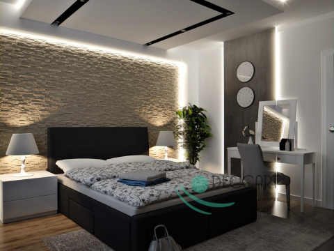 KAMIEŃ - BIAŁE Panele Ścienne 3D kasetony styropianowe 60x60 KAMIEŃ - BIAŁE Panele Ścienne 3D kasetony styropianowe 60x60