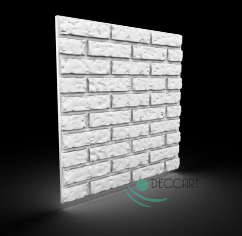 CEGŁA - BIAŁE Panele Ścienne 3D kasetony styropianowe 60x60 CEGŁA - BIAŁE Panele Ścienne 3D kasetony styropianowe 60x60