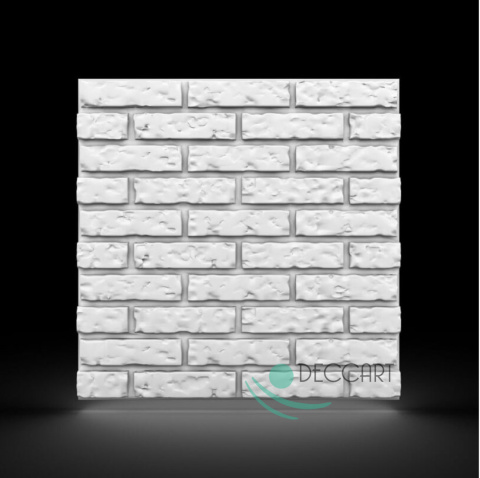 CEGŁA - BIAŁE Panele Ścienne 3D kasetony styropianowe 60x60 CEGŁA - BIAŁE Panele Ścienne 3D kasetony styropianowe 60x60