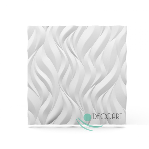 PŁOMIENIE - BIAŁE Panele Ścienne 3D kasetony styropianowe 60x60 PŁOMIENIE - BIAŁE Panele Ścienne 3D kasetony styropianowe 60x60