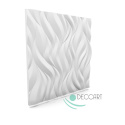 FLAMES - 3D Paneele Wandplatte Panel EPS Styropor Weiß 60x60 cm