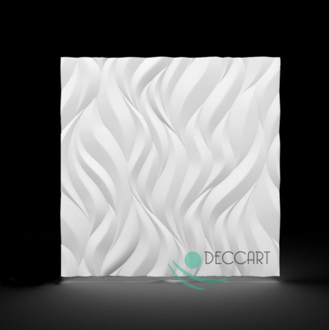 PŁOMIENIE - BIAŁE Panele Ścienne 3D kasetony styropianowe 60x60 PŁOMIENIE - BIAŁE Panele Ścienne 3D kasetony styropianowe 60x60