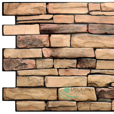 Panele Ścienne 3D PCV Natural Stone Slate - kamień Panele Ścienne 3D PCV Natural Stone Slate - kamień