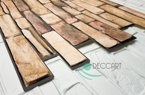 Panele Ścienne 3D PCV Natural Stone Slate - kamień Panele Ścienne 3D PCV Natural Stone Slate - kamień