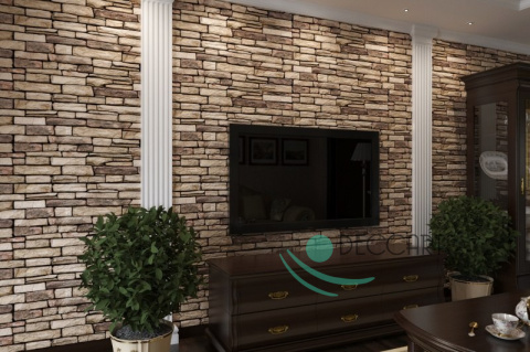Panele Ścienne 3D PCV Natural Stone Slate - kamień Panele Ścienne 3D PCV Natural Stone Slate - kamień