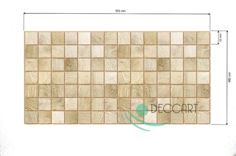 Panele Ścienne 3D PCV Bleached Bar - jasne drewno Panele Ścienne 3D PCV Bleached Bar - jasne drewno