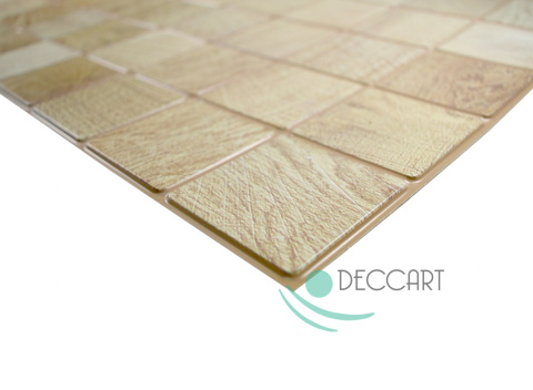 Panele Ścienne 3D PCV Bleached Bar - jasne drewno Panele Ścienne 3D PCV Bleached Bar - jasne drewno