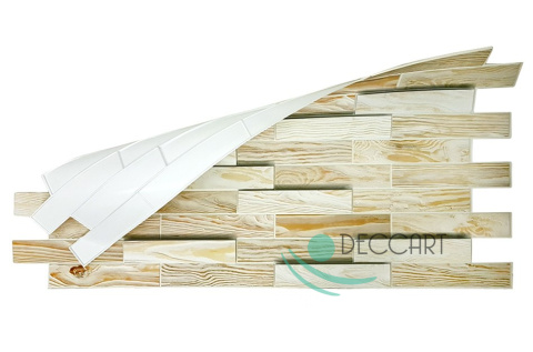 Panele Ścienne 3D PCV Bleached Oak - drewno Panele Ścienne 3D PCV Bleached Oak - drewno