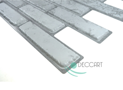 Panele Ścienne 3D PCV Brick Light szara cegła Panele Ścienne 3D PCV Brick Light szara cegła