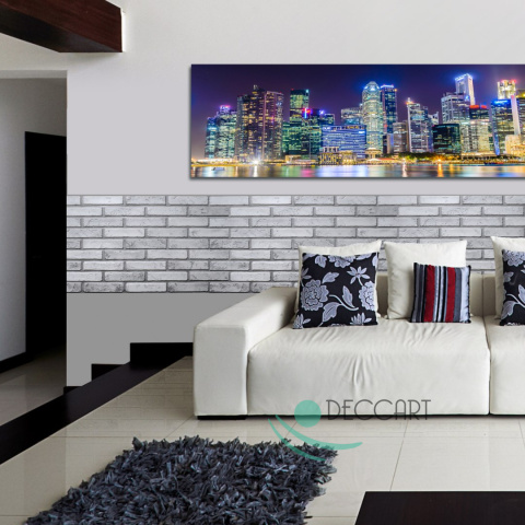 Panele Ścienne 3D PCV Brick Light szara cegła Panele Ścienne 3D PCV Brick Light szara cegła