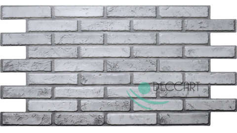 Panele Ścienne 3D PCV Brick Light szara cegła Panele Ścienne 3D PCV Brick Light szara cegła