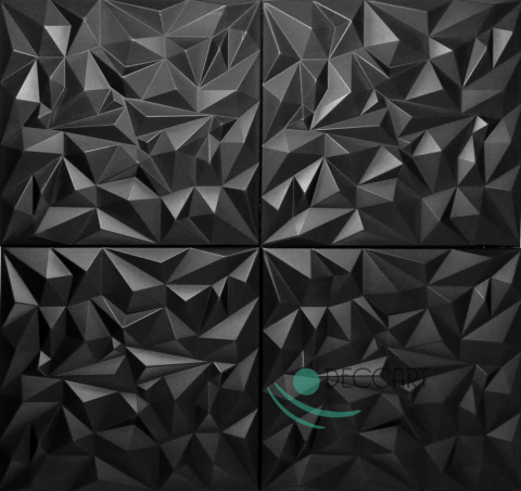 AMETYST CZARNY - Kasetony sufitowe, piankowe 3D AMETYST CZARNY - Kasetony sufitowe, piankowe 3D