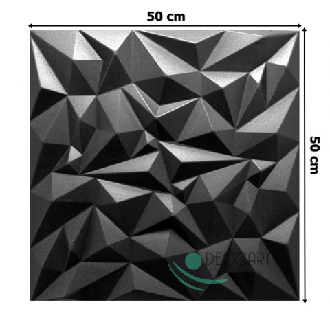 AMETYST CZARNY - Kasetony sufitowe, piankowe 3D AMETYST CZARNY - Kasetony sufitowe, piankowe 3D