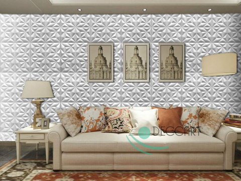 ONYX BIAŁY - Kasetony sufitowe panele ścienne piankowe 3D - 50cm x 50cm - 0,25 m2 ONYX BIAŁY - Kasetony sufitowe panele ścienne piankowe 3D - 50cm x 50cm - 0,25 m2