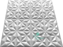 ONYX BIAŁY - Kasetony sufitowe panele ścienne piankowe 3D - 50cm x 50cm - 0,25 m2