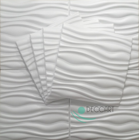 FLOW białe panele ścienne 3D - Kasetony sufitowe , piankowe dekoracyjne FLOW białe panele ścienne 3D - Kasetony sufitowe , piankowe dekoracyjne