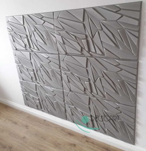 Kasetony sufitowe panele ścienne 3D piankowe 100x50 beton szary - Rock Szary - 0,5m2 / 1szt. Kasetony sufitowe panele ścienne 3D piankowe 100x50 beton szary - Rock Szary - 0,5m2 / 1szt.
