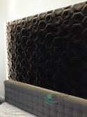 HEXAGON - 3D Paneele Wandplatte Panel EPS Styropor Weiß 60x60 cm