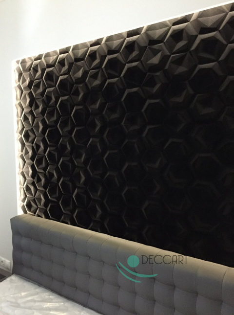 HEXAGON - BIAŁE Panele Ścienne 3D kasetony styropianowe 60x60 HEXAGON - BIAŁE Panele Ścienne 3D kasetony styropianowe 60x60
