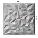 AMETYST GRAU - Decke Panel Deckenplatten Styroporplatten 3D