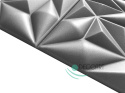 ONYX GRAU - Deckenplatten Styroporplatten Deckenfliese ONYX 50x50cm grau