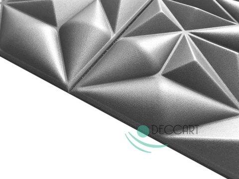 ONYX SZARY - Kasetony sufitowe panele ścienne piankowe 3D - 50cm x 50cm - 0,25 m2 ONYX SZARY - Kasetony sufitowe panele ścienne piankowe 3D - 50cm x 50cm - 0,25 m2