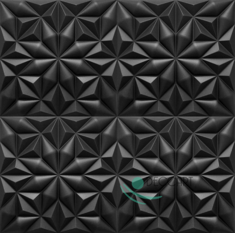 ONYX CZARNY - PANELE ŚCIENNE 3D Kasetony sufitowe, piankowe 3D - 50cm x 50cm - 0,25 m2 ONYX CZARNY - PANELE ŚCIENNE 3D Kasetony sufitowe, piankowe 3D - 50cm x 50cm - 0,25 m2