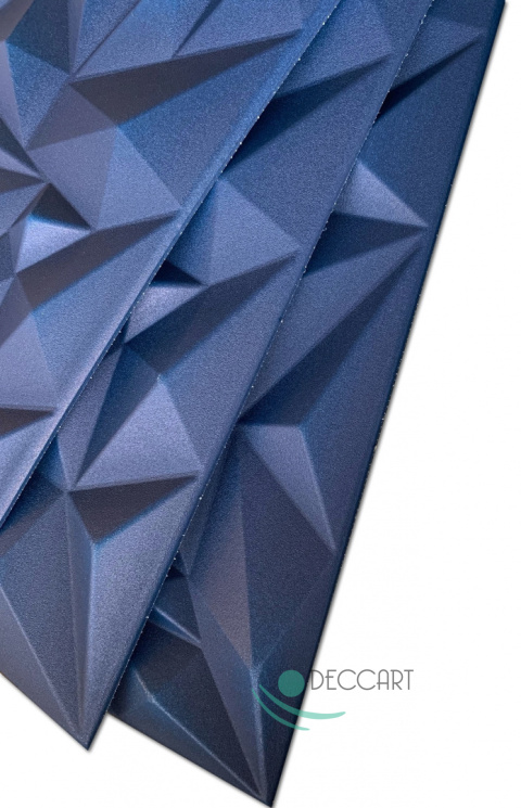 PANELE ŚCIENNE 3D Ametyst GRANATOWY - 61 - Kasetony sufitowe, piankowe panele ścienne 3D - 50cm x 50cm - 0,25 m2 PANELE ŚCIENNE 3D Ametyst GRANATOWY - 61 - Kasetony sufitowe, piankowe panele ścienne 3D - 50cm x 50cm - 0,25 m2